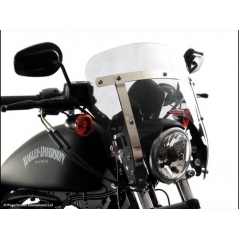 Powerbronze parts Powerbronze Custom Screens, FROSTED STEALTH GREY for HARLEY DAVIDSON ,IRON 883, VANGUARD SCREEN | 470-HD107-019 | pb_470-HD107-019 | euronetbike-net
