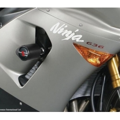 Powerbronze parts Powerbronze Badged Crash Post Set, AMBER for KAWASAKI ,ZX6-R, 05-06 (DRILL FAIRING) | 513-K104-007 | pb_513-K104-007 | euronetbike-net