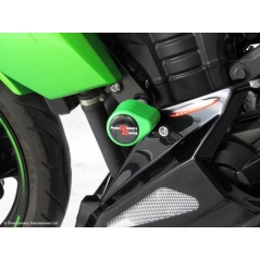 Powerbronze parts Powerbronze Badged Crash Post Set, GREEN for KAWASAKI ,Z1000, 10-13 | 513-K124-011 | pb_513-K124-011 | euronetbike-net