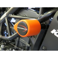 Powerbronze parts Powerbronze Badged Crash Post Set, AMBER for KTM ,125 DUKE, 17-19,390 DUKE, 17-19 | 513-KT103-007 | pb_513-KT103-007 | euronetbike-net