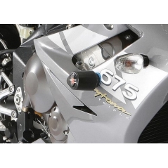 Powerbronze parts Powerbronze Badged Crash Post Set, BLACK for TRIUMPH ,DAYTONA 675, 06-12 (DRILL FAIRING) | 513-T106-003 | pb_513-T106-003 | euronetbike-net