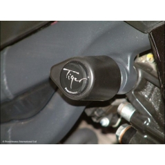 Powerbronze parts Powerbronze Badged Crash Post Set, BLACK for TRIUMPH ,TIGER 1050, 08-12 | 513-T109-003 | pb_513-T109-003 | euronetbike-net