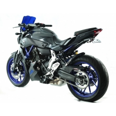 Powerbronze parts Powerbronze Hugger YAMAHA MT-07 14-20/FZ-07 14-20/XSR700 16-20/MATT BLACK-BLUE MESH | 201-Y107-770 | pb_201-Y107-770 | euronetbike-net