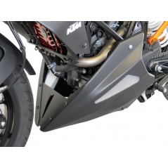 Powerbronze parts Powerbronze Belly Pan, MATT BLACK-SILVER MESH for KTM ,125 DUKE, 17-19 | 320-KT103-670 | pb_320-KT103-670 | euronetbike-net