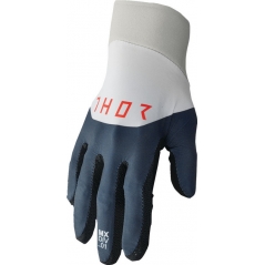 THOR Thor Agile Rival Gloves Gray, Blue, Size XS | 3330-7231 | thor_3330-7231 | euronetbike-net