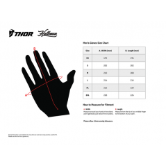 THOR Thor Agile Rival Gloves White, Blue, Size 2XL | 3330-7242 | thor_3330-7242 | euronetbike-net