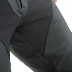 Dainese wear Dainese PONY 3 LEATHER PANTS, BLACK-MATT, Size 48 | 201553711076010 | dai_201553711-076_48 | euronetbike-net