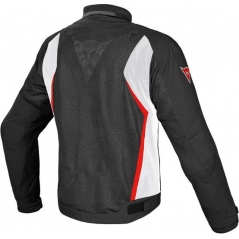 Dainese wear Dainese HYDRA FLUX D-DRY JACKET, BLACK/WHITE/RED, Size 48 | 201654575-858_48 | dai_201654575-858_48 | euronetbike-net