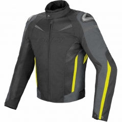 Dainese wear Dainese Jacket SUPER SPEED D-DRY black/dark-gull-grey/fluo-yellow Size: 48 | 201654579P76010 | dai_201654579-P76_48 | euronetbike-net