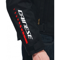 Dainese wear Dainese VELOCE D-DRY JACKET, BLACK/WHITE/LAVA-RED | 201654631A66010 | dai_201654631-A66_48 | euronetbike-net