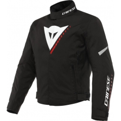 Dainese wear Dainese VELOCE D-DRY JACKET, BLACK/WHITE/LAVA-RED | 201654631A66009 | dai_201654631-A66_46 | euronetbike-net