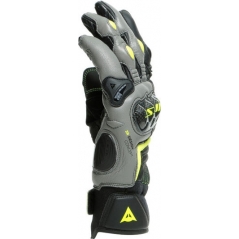 Dainese wear Dainese CARBON 3 SHORT GLOVES, BLACK/CHARCOAL-GRAY/FLUO-YELLOW, Size XL | 20181592920A007 | dai_201815929-20A_XL | euronetbike-net