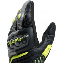 Dainese wear Dainese CARBON 3 SHORT GLOVES, BLACK/CHARCOAL-GRAY/FLUO-YELLOW, Size XL | 20181592920A007 | dai_201815929-20A_XL | euronetbike-net