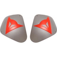 Dainese wear Dainese KIT SHOULDER SPORT ALUM., ALUMINUM/FLUO-RED, Size N | 201876165Z46001 | dai_201876165-Z46_N | euronetbike-net