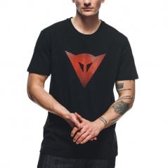 Dainese wear Dainese T-Shirt Logo Black/Fluo-Red | 201896883-628 | dai_201896883-628_M | euronetbike-net
