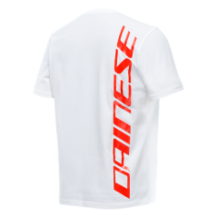Dainese wear Dainese T-Shirt Big Logo White/Fluo-Red | 201896885-654 | dai_201896885-654_XS | euronetbike-net