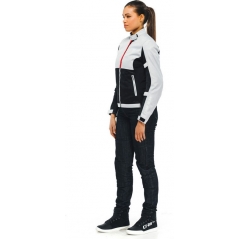 Dainese wear Dainese RISOLUTA AIR TEX LADY JACKET, GLACIER-GRAY/LAVA-RED | 20273524934F005 | dai_202735249-34F_44 | euronetbike-net