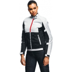 Dainese wear Dainese RISOLUTA AIR TEX LADY JACKET, GLACIER-GRAY/LAVA-RED | 20273524934F004 | dai_202735249-34F_42 | euronetbike-net