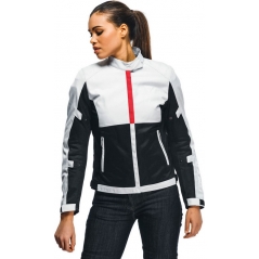 Dainese wear Dainese RISOLUTA AIR TEX LADY JACKET, GLACIER-GRAY/LAVA-RED | 20273524934F004 | dai_202735249-34F_42 | euronetbike-net