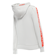 Dainese wear Dainese Hoodie Stripes Lady Light-Gray/Fluo-Red | 202896882-82H | dai_202896882-82H_S | euronetbike-net