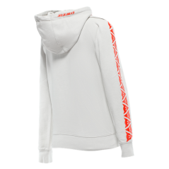 Dainese wear Dainese Hoodie Stripes Lady Light-Gray/Fluo-Red | 202896882-82H | dai_202896882-82H_M | euronetbike-net
