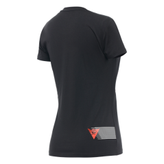 Dainese wear Dainese T-Shirt Logo Lady Black/Fluo-Red | 202896883-628 | dai_202896883-628_XL | euronetbike-net