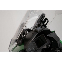 SW-Motech SW-MOTECH GPS mount for cockpit Black. Kawasaki Versys 1000 (18-). | GPS.08.922.10000/B | sw_GPS_08_922_10000B | euronetbike-net