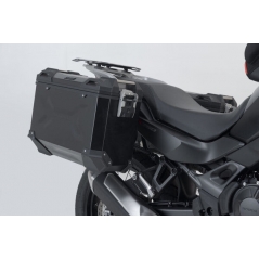 SW-Motech SW Motech TRAX ADV aluminium case system. Black. 37/37L. Honda XL750 Transalp (22-). | KFT.01.070.70000/B | sw_KFT_01_070_70000B | euronetbike-net