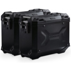 SW-Motech SW Motech TRAX ADV aluminium case system. Black. 37/37L. Honda XL750 Transalp (22-). | KFT.01.070.70000/B | sw_KFT_01_070_70000B | euronetbike-net