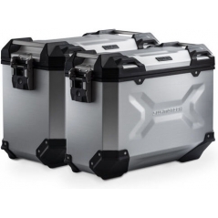 SW-Motech SW Motech TRAX ADV aluminium case system. Silver. 37/45L. Voge 650 DS/X (22-). | KFT.02.049.70000/S | sw_KFT_02_049_70000S | euronetbike-net