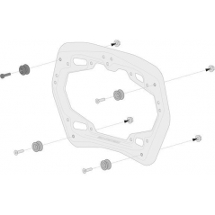 SW-Motech SW Motech AERO ABS side case system. 2x25L. KTM 790 Adv/ R, 890 Adv/ R 890 SM T. | KFT.04.521.60101/B | sw_KFT_04_521_60101B | euronetbike-net