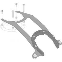 SW-Motech SW-Motech PRO tank ring. Black. Honda CB 500 X (18). | TRT.00.787.21200/B | sw_TRT_00_787_21200B | euronetbike-net
