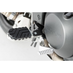 SW-Motech SW-MOTECH ION footrest kit Silver. Aprilia, BMW, Suzuki models. | FRS.05.011.10002/S | sw_FRS_05_011_10002S | euronetbike-net