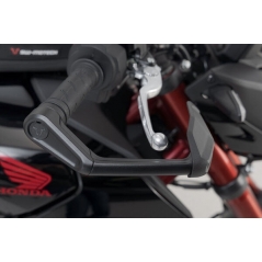 SW-Motech SW Motech Lever guards with wind protection. Black. Honda CB750 Hornet (22-). | LVG.01.971.11000/B | sw_LVG_01_971_11000B | euronetbike-net