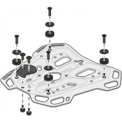 SW-Motech SW Motech TRAX ADV top case system. Silver. CFMoto 800MT (21-). | GPT.10.032.70000/S | sw_GPT_10_032_70000S | euronetbike-net