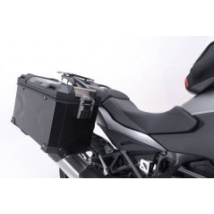 SW-Motech SW Motech TRAX ADV aluminium case system. Black. 45/45L. Honda NT1100 (21-). | KFT.01.052.70100/B | sw_KFT_01_052_70100B | euronetbike-net