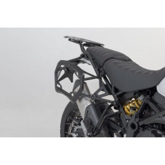 SW-Motech SW Motech TRAX ADV aluminium case system. Black. 45/37 l. Ducati DesertX (22-). | KFT.22.995.70000/B | sw_KFT_22_995_70000B | euronetbike-net