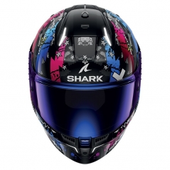 Shark Helmets Shark Full Face Helmet Skwal I3 Hellcat Black Chrom Blue | HE0828EKUB | sh_HE0828EKUBXXL | euronetbike-net