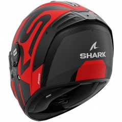 Shark Helmets Shark Full Face Helmet Spartan RS Carbon Shawn Mat Carbon Anthracite Red | HE8156EDAR | sh_HE8156EDARXXL | euronetbike-net