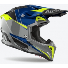 Airoh Airoh OFF-ROAD Helmet AVIATOR 3 PUSH, BLUE GLOSS | AV3P18 / AI43A1399DPUC | airoh_AV3P18_XXL | euronetbike-net
