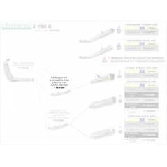 Arrow ARROW KAWASAKI Z-750 '07/12 / Z-750 R '11/12 STAINLESS STEEL LINK PIPE FOR ORIGINAL AND ARROW COLLECTORS | 71494MI | arr_71494MI | euronetbike-net