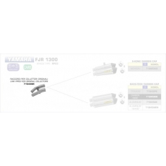 Arrow ARROW YAMAHA FJR 1300 '16 STAINLESS STEEL LINK PIPE FOR ARROW SILENCERS AND ORIGINAL COLLECTORS | 71644MI | arr_71644MI | euronetbike-net