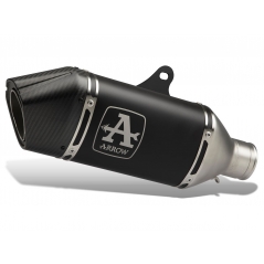 Arrow Arrow Veloce Racing Slip-On Dark Aluminium With Carbon Fibre Cover | 72003VAN | arr_72003VAN | euronetbike-net