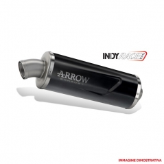 Arrow Arrow Indy-Race Evo Homologated Slip-On Dark Aluminium Steel End Cap | 72649AON | arr_72649AON | euronetbike-net