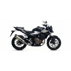 Arrow ARROW HONDA CB 500F '19 HOMOLOGATED RACE-TECH TITANIUM SILENCER WITH CARBON END CAP FOR ARROW LINK PIPE | 71901PK | arr_71901PK | euronetbike-net