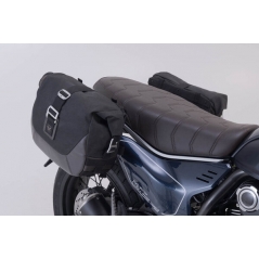 SW-Motech SW Motech Legend Gear side bag system LC Black Edition. Ducati Scrambler Nightshift / Full Throttle (23-). | BC.HTA.22.088.20100 | sw_BC_HTA_22_088_20100 | euronetbike-net