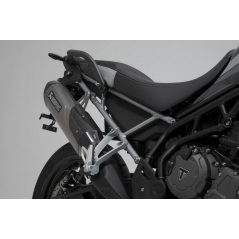 SW-Motech SW Motech TRAX ADV aluminum case system + Akrapovic. Black. 45/37 l. Triumph Tiger 900 (19-23). | KFT.11.953.72002/B | sw_KFT_11_953_72002B | euronetbike-net