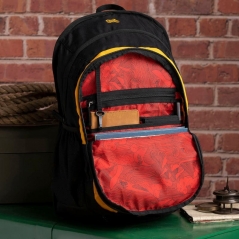Royal Enfield ROYAL ENFIELD Mlg Lifestyle Backpack - Black Yellow | re_RLCBGO210084 | euronetbike-net