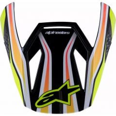 Alpinestars Alpinestars Youth SM3 Wurx Visor, Black, Blue, Yellow | 8980725-1574 | alp_8980725-1574 | euronetbike-net
