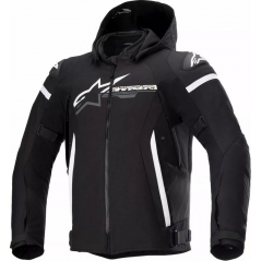 Alpinestars Alpinestars Zaca Waterproof Jacket, Black, White | 3206423-12 | alp_3206423-12-3XL | euronetbike-net
